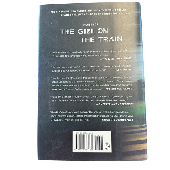The Girl on the Train hardback book, a novel By Paula Hawkins - Picture 3 of 4